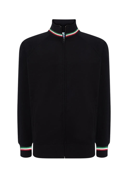 SWRAFUZIPITA - FELPA UNISEX ZIP INTERA PREMIUM ITALIA