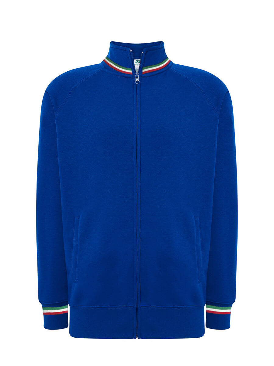 SWRAFUZIPITA - FELPA UNISEX ZIP INTERA PREMIUM ITALIA