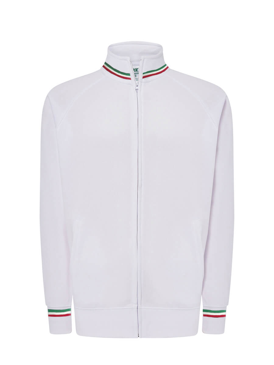 SWRAFUZIPITA - FELPA UNISEX ZIP INTERA PREMIUM ITALIA