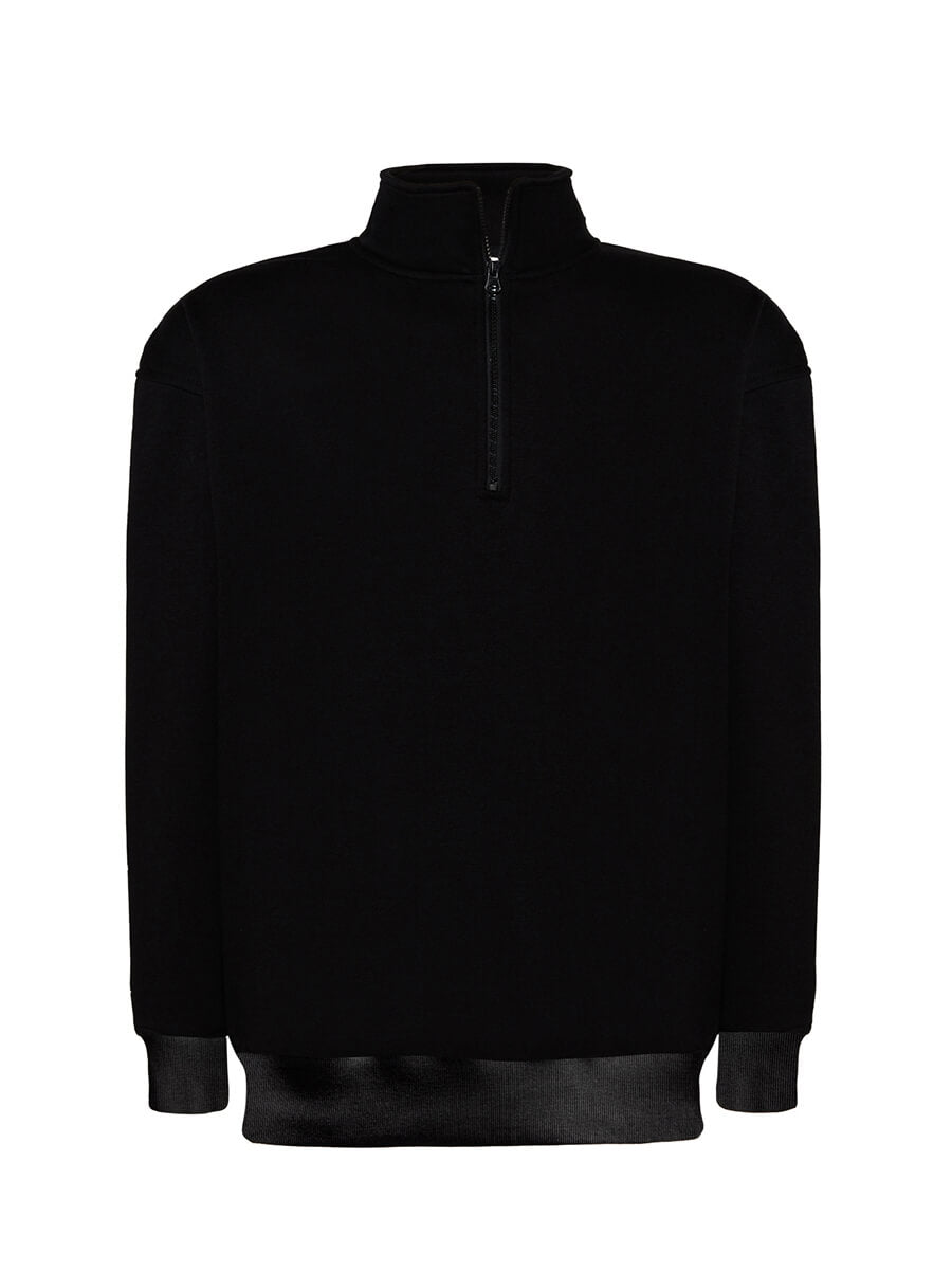 SWRAZIP - FELPA UNISEX MEZZA ZIP PREMIUM
