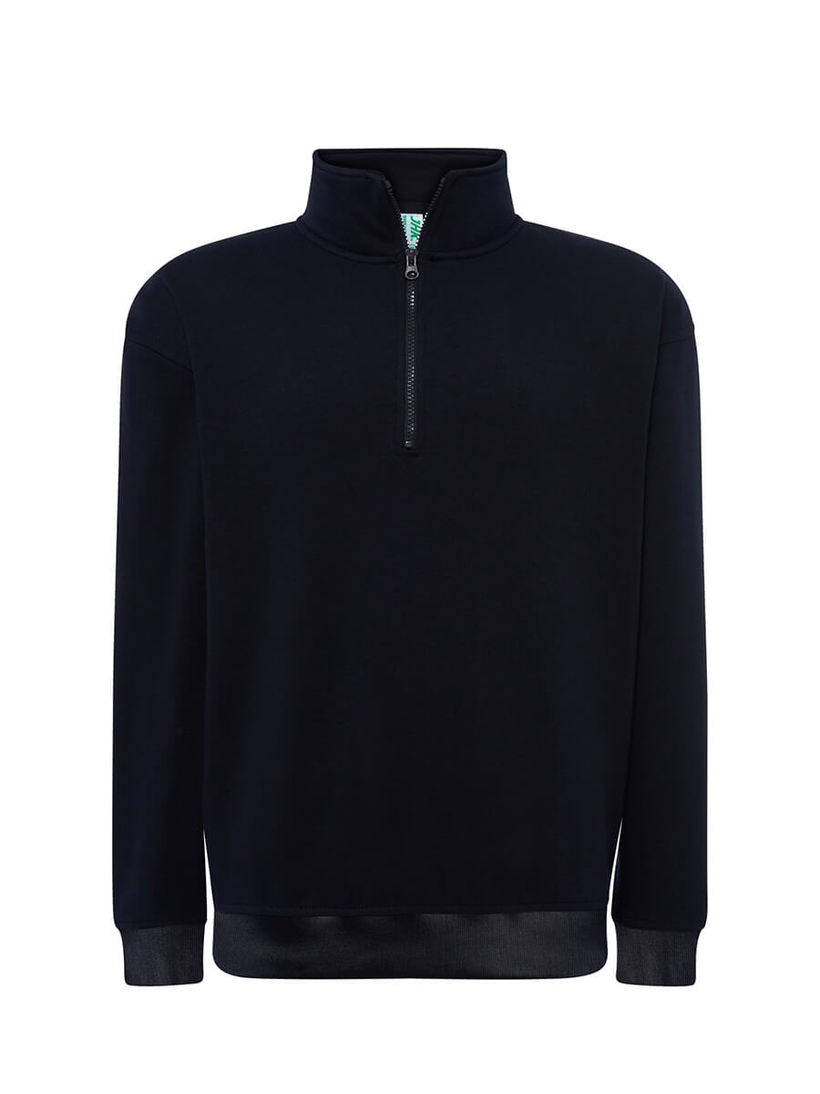 SWRAZIP - FELPA UNISEX MEZZA ZIP PREMIUM