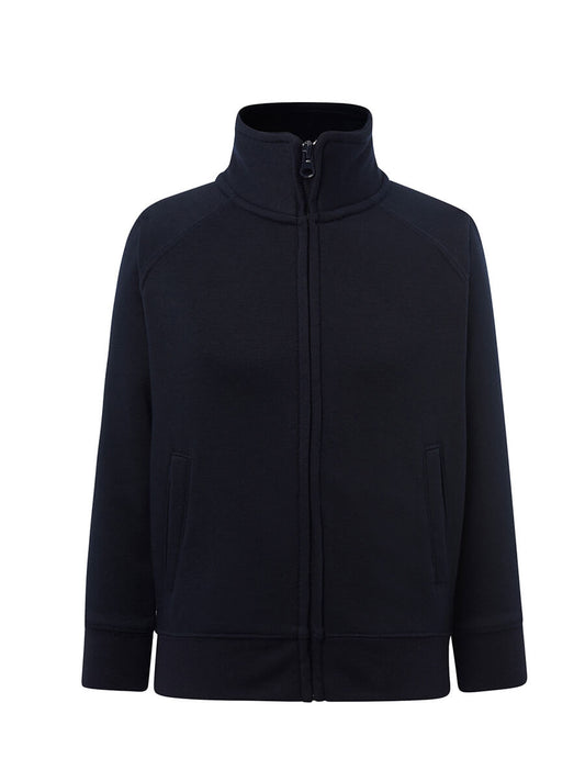 SWRKFUZIP240 - FELPA BAMBINO ZIP INTERA LEGGERA FRENCH TERRY
