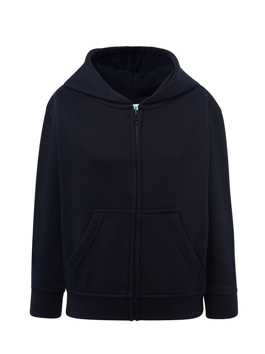 SWRKHOOD240 - FELPA BAMBINO CAPPUCCIO E ZIP LEGGERA FRENCH TERRY