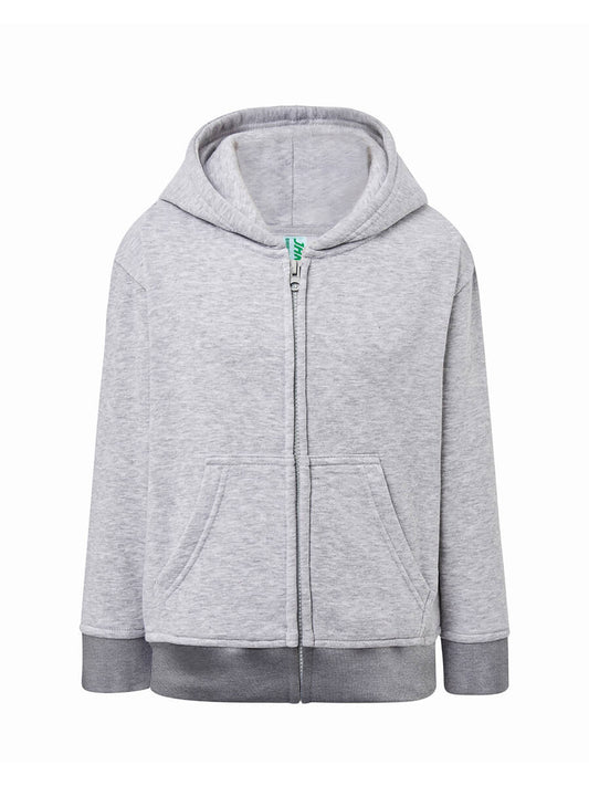 SWRKHOOD - FELPA BAMBINO CAPPUCCIO E ZIP PREMIUM