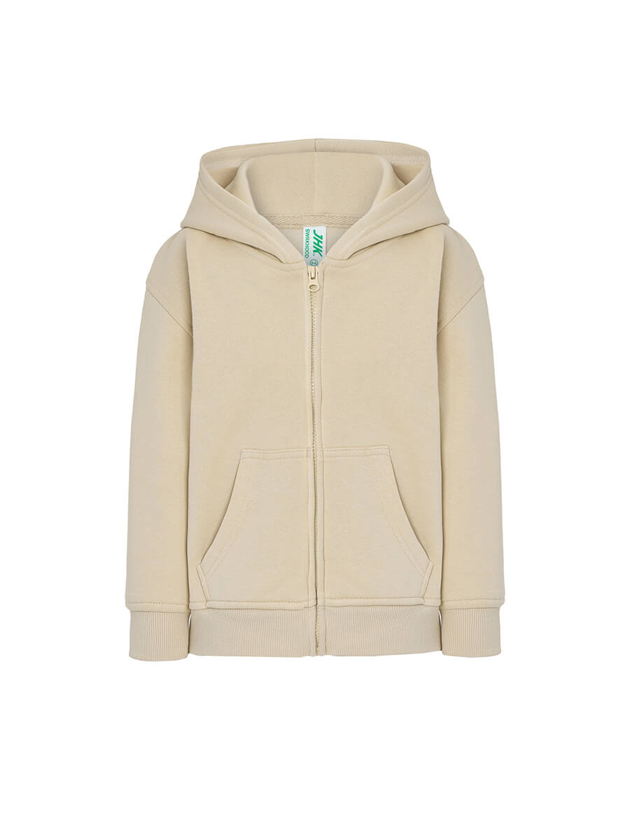 SWRKHOOD - FELPA BAMBINO CAPPUCCIO E ZIP PREMIUM