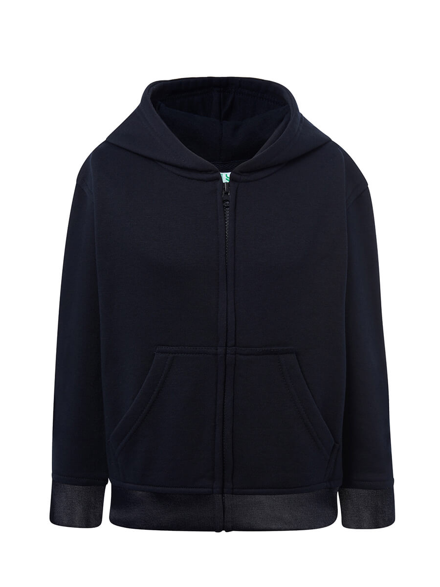 SWRKHOOD - FELPA BAMBINO CAPPUCCIO E ZIP PREMIUM
