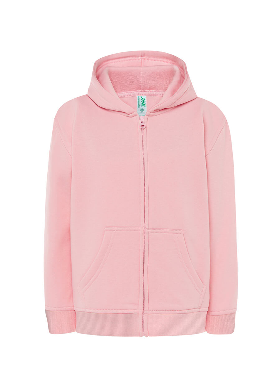 SWRKHOOD - FELPA BAMBINO CAPPUCCIO E ZIP PREMIUM
