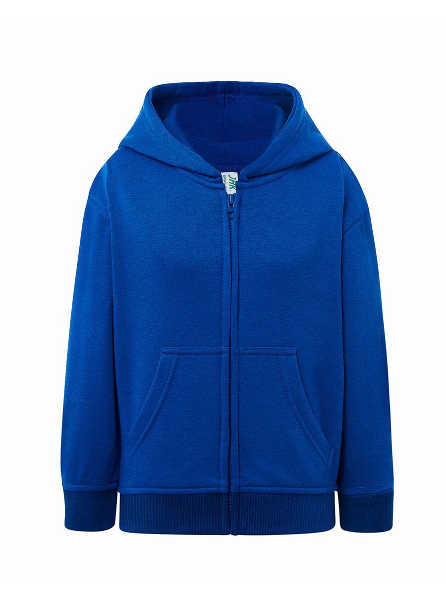SWRKHOOD - FELPA BAMBINO CAPPUCCIO E ZIP PREMIUM