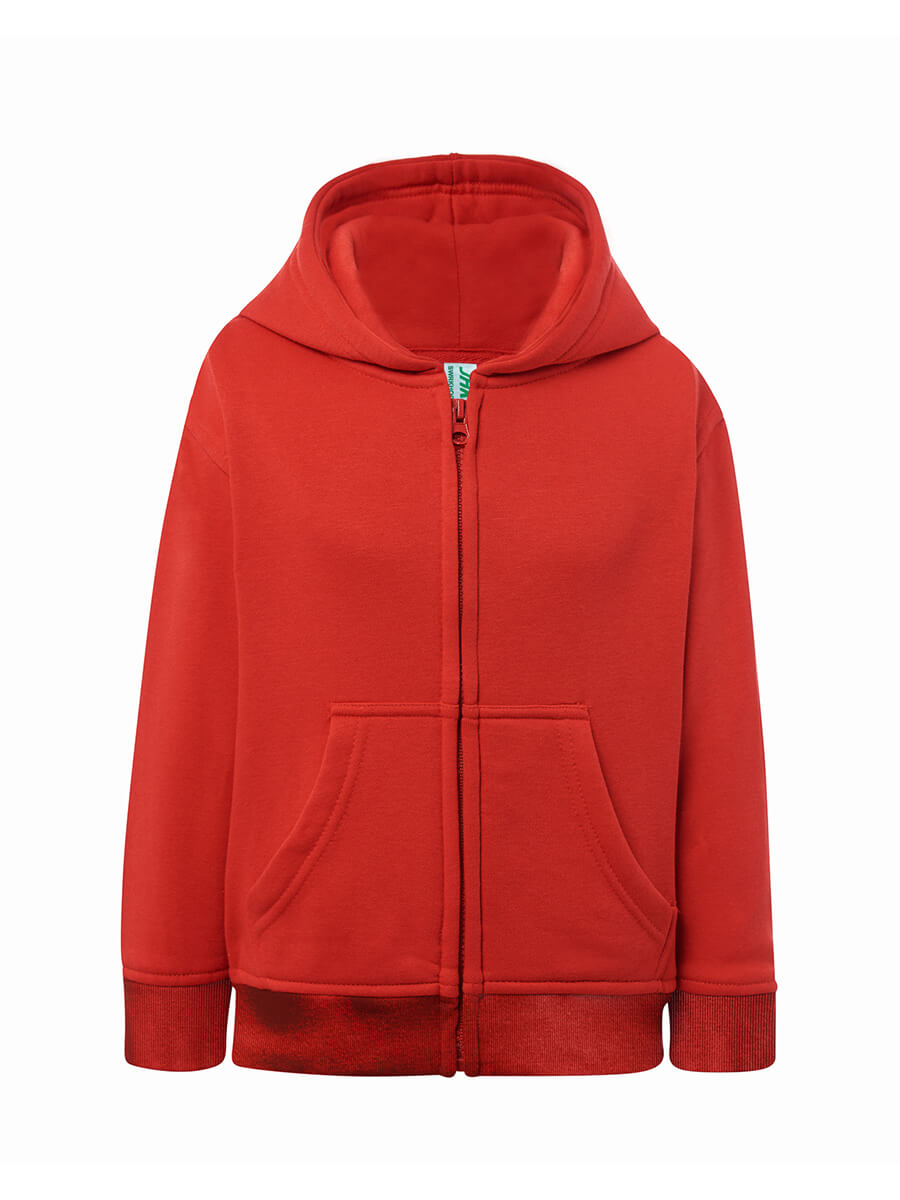 SWRKHOOD - FELPA BAMBINO CAPPUCCIO E ZIP PREMIUM