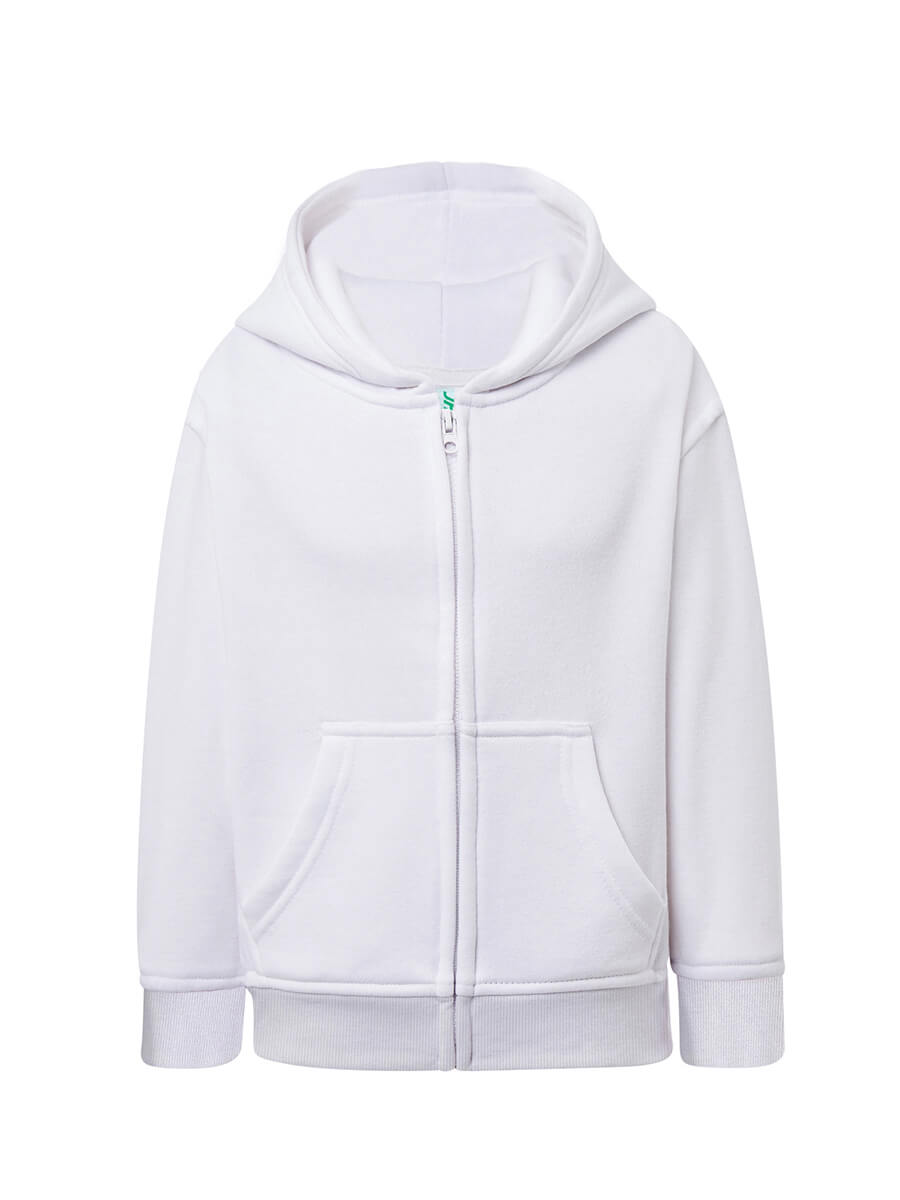 SWRKHOOD - FELPA BAMBINO CAPPUCCIO E ZIP PREMIUM