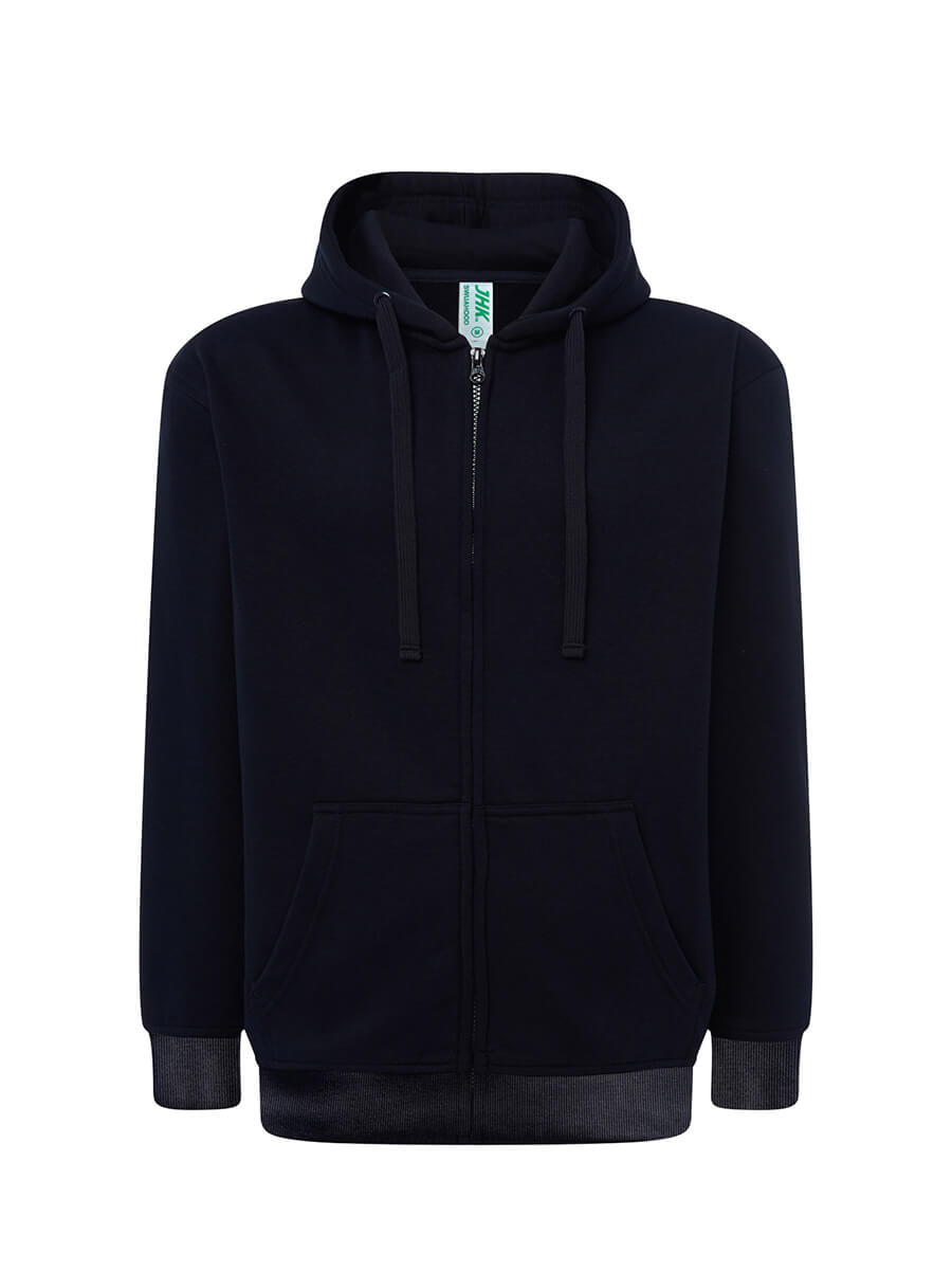SWUAHOOD - FELPA UNISEX CAPPUCCIO E ZIP PREMIUM