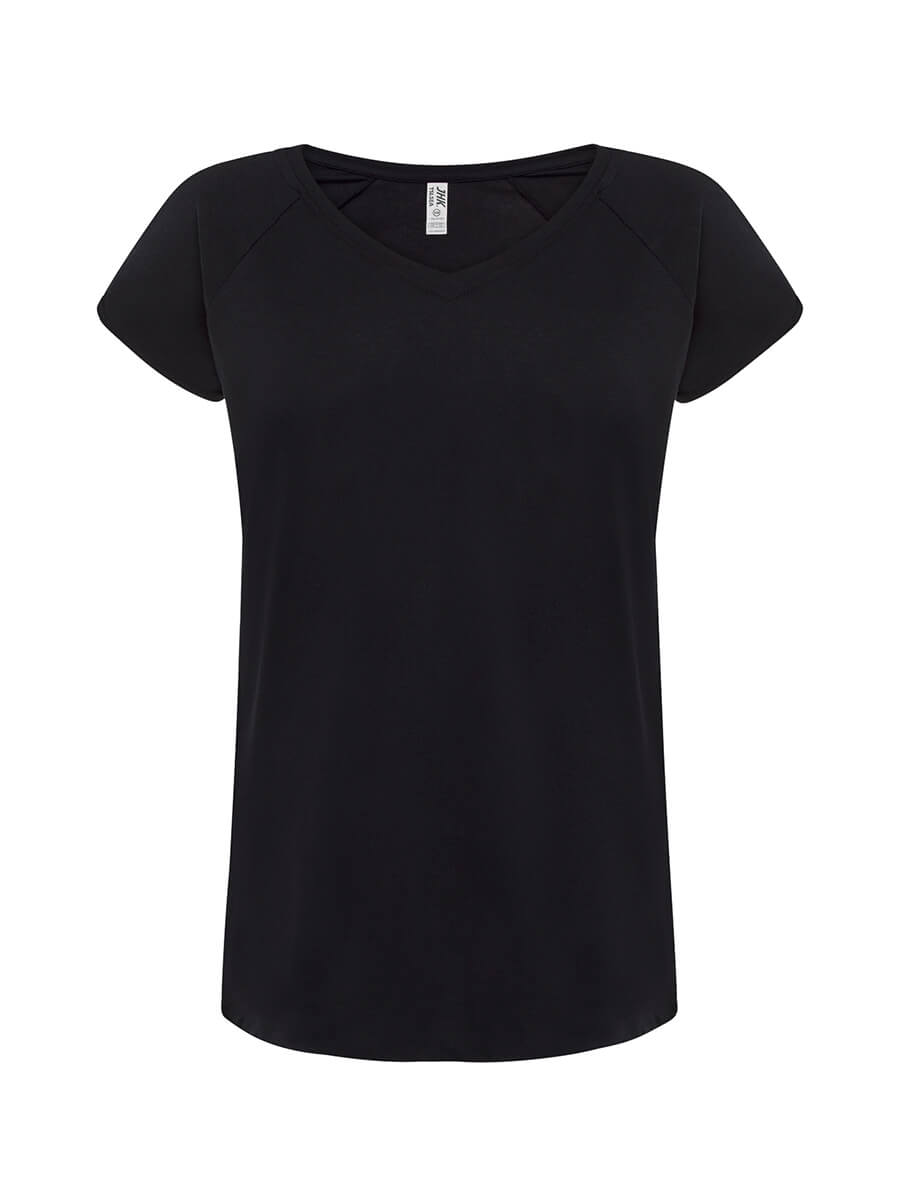 TSLSEA - T-SHIRT DONNA MANICA CORTA COLLO A V URBAN SEA