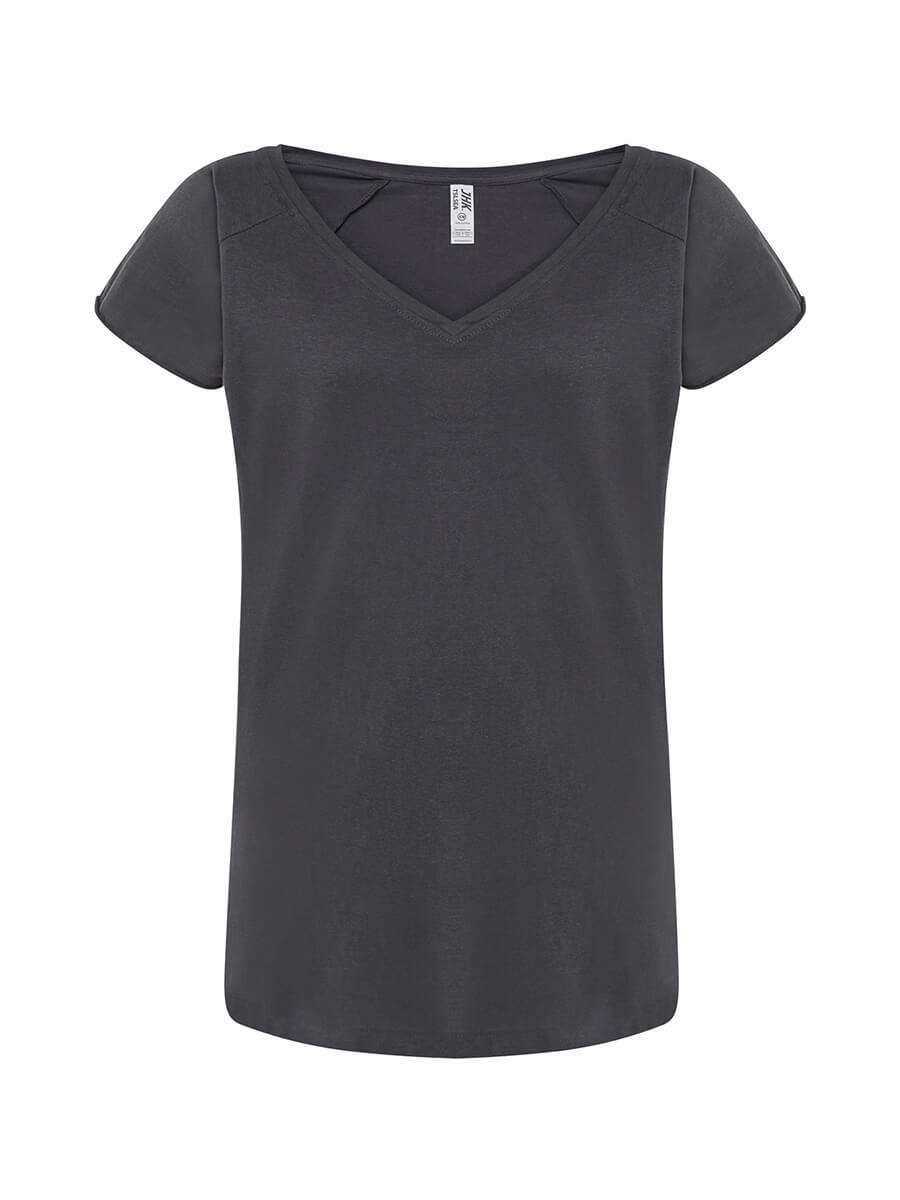 TSLSEA - T-SHIRT DONNA MANICA CORTA COLLO A V URBAN SEA