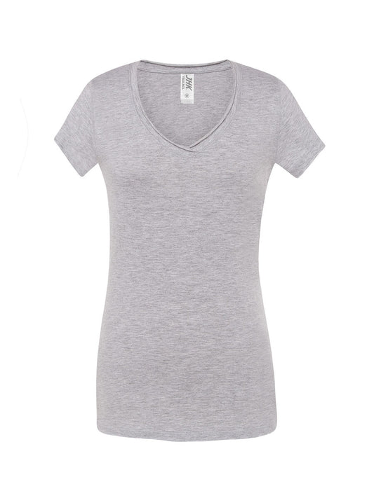 TSULSCL - T-SHIRT DONNA MANICA CORTA COLLO A V URBAN SICILIA