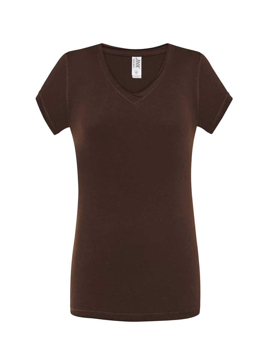 TSULSCL - T-SHIRT DONNA MANICA CORTA COLLO A V URBAN SICILIA