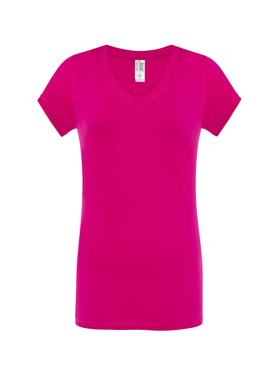 TSULSCL - T-SHIRT DONNA MANICA CORTA COLLO A V URBAN SICILIA