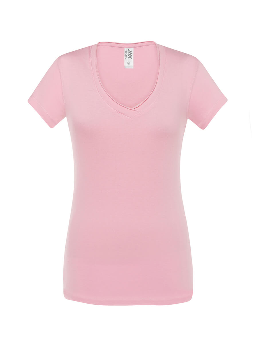 TSULSCL - T-SHIRT DONNA MANICA CORTA COLLO A V URBAN SICILIA