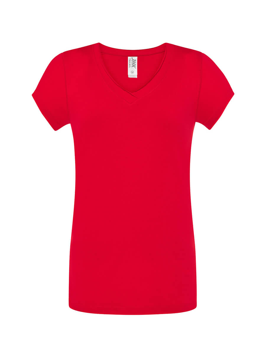 TSULSCL - T-SHIRT DONNA MANICA CORTA COLLO A V URBAN SICILIA