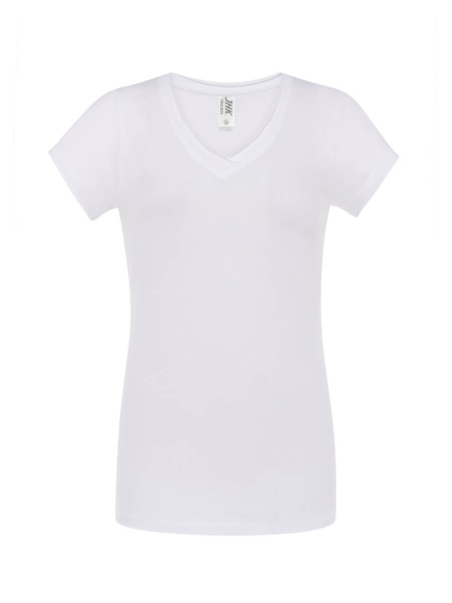 TSULSCL - T-SHIRT DONNA MANICA CORTA COLLO A V URBAN SICILIA