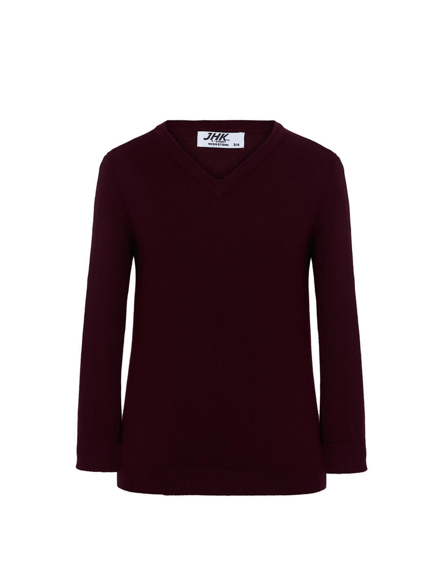 WKBOSTONK - PULLOVER BAMBINO COLLO A V